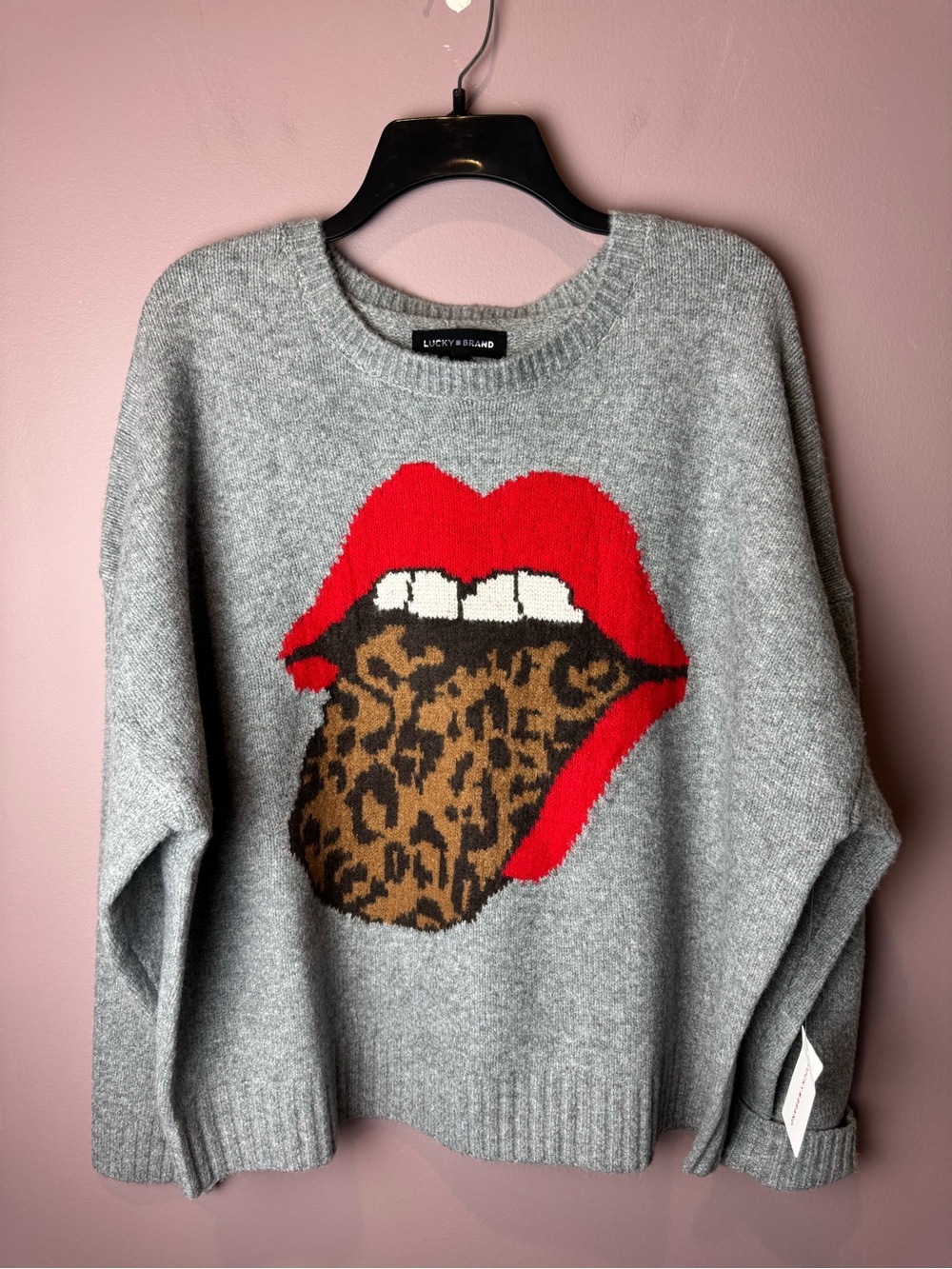 Lucky Brand Women's Rolling Stones Crewneck Sweater - Picture 3 of 12